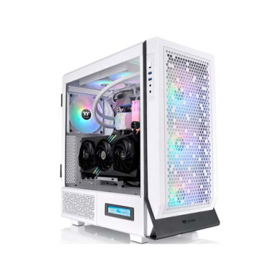 Корпус для компьютера Thermaltake Ceres 500 TG ARGB белый без БП ATX 4x140mm 2xUSB3.0 1xUSB3.1 audio bott PSU