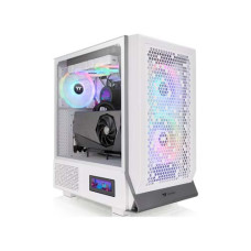 Корпус для компьютера Thermaltake Ceres 300 TG ARGB белый без БП ATX 3x140mm 2xUSB3.0 1xUSB3.1 audio bott PSU