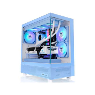 Корпус для компьютера Thermaltake View 270 TG ARGB Hydrangea синий без БП ATX 9x120mm 5x140mm 1x200mm 2xUSB3.0 audi
