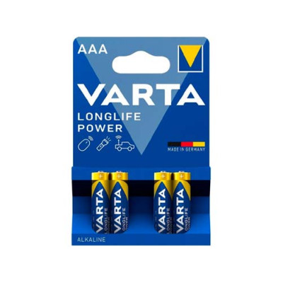 Элемент питания алкалиновый VARTA Longlife Power AAA (Blister 4шт)