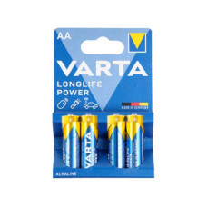 Элемент питания алкалиновый VARTA Longlife Power AA (Blister 4шт)