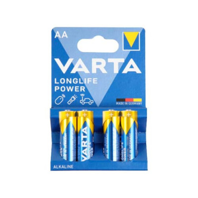 Элемент питания алкалиновый VARTA Longlife Power AA (Blister 4шт) Элемент питания алкалиновый VARTA Longlife Power AA (Blister 4шт)