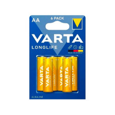 Элемент питания алкалиновый VARTA Longlife AA (Blister 6шт)