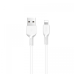 Кабель hoco. X20 Flash lightning 1M белый