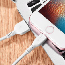 Кабель hoco. X20 Flash micro 1м белый