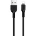 Кабель hoco. X20 Flash lightning 2M черный