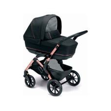 Коляска CAM TRIS SMART (3 в 1), группа 0/4 (0-22кг), черный-розовый