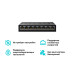 8-портовый гигабитный неуправляемый коммутатор TP-Link LS1008G