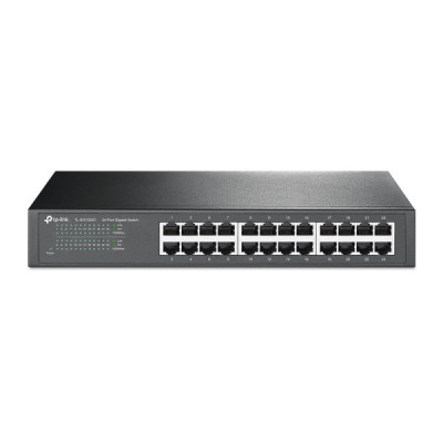 24-портовый гигабитный настольный/монтируемый в стойку коммутатор TP-Link TL-SG1024D