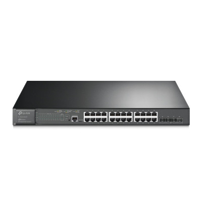24-портовый гигабитный управляемый PoE-коммутатор с 4 SFP+ портами 10 Гбит/с TP-Link TL-SG3428XMP