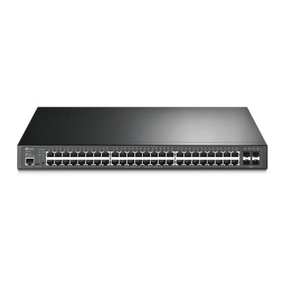 JetStream управляемый PoE-коммутатор уровня 2+ на 48 гигабитных портов и 4 гигабитных uplink-порта TP-Link TL-SG3452P