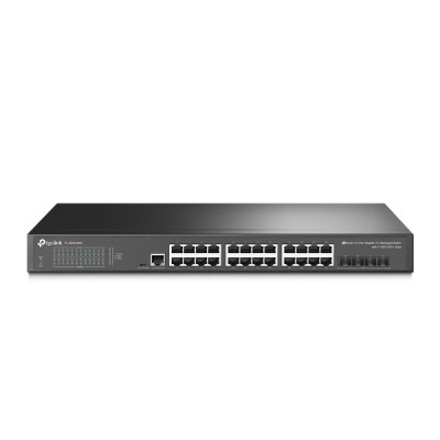 48-портовый гигабитный управляемый коммутатор уровня 2+ с 4 SFP+ слотами 10GE TP-Link TL-SG3452X
